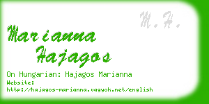 marianna hajagos business card